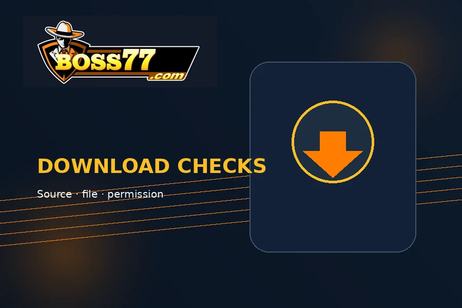 boss77 download and installation checks visual
